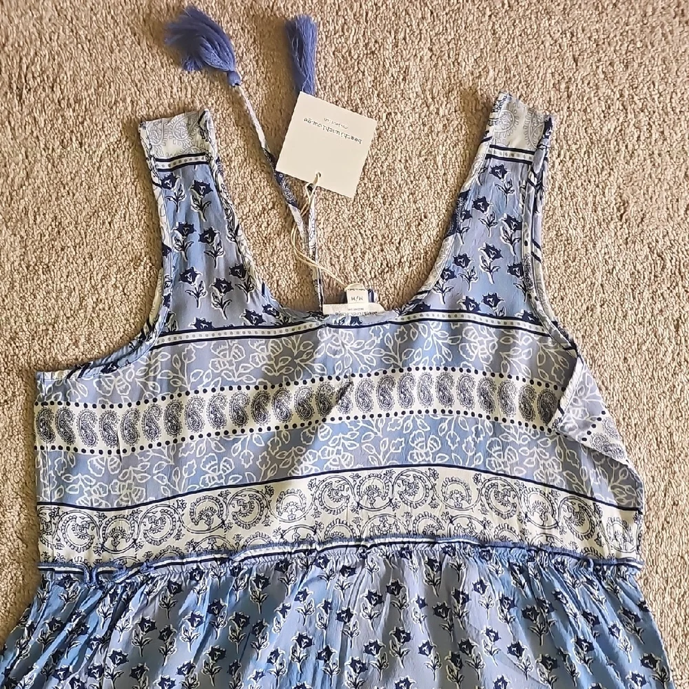 Beachlunchlounge Blue and White Patterned Maxi Dress - Picture 6 of 9